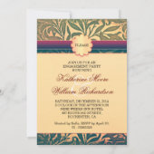 ダマエレガントスク婚約パーティ招待状 招待状 (裏面)