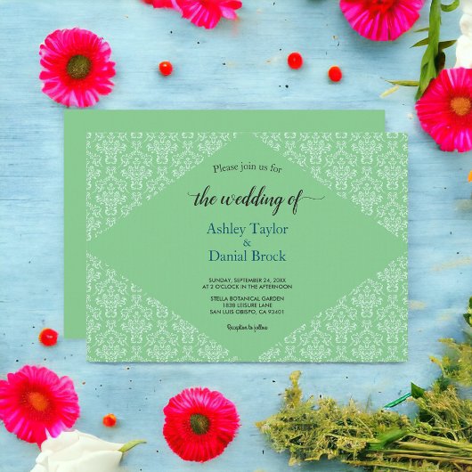 ダマエレガント華美スクフォーマルアールデコシッ結婚ク 招待状