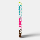 ダマカラフルスク花ガーリー柄かわいい花 Case-Mate iPhoneケース (裏面 / 左)