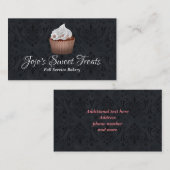 ダマスかわいらしク・カップケーキベーカリー名刺 名刺 (正面/裏面)
