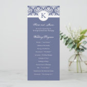 ダマスエレガントク結婚式 プログラム (スタンド正面)