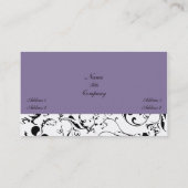 ダマスエレガントク，フローラつる植物名刺 名刺 (裏面)