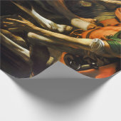 ダマスカスへ行く途中のカラヴァッジョ変換 ラッピングペーパー (角)