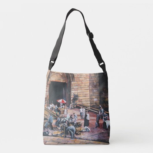 ダマスカスゴールデンゲートオールドエルサレム クロスボディバッグ (裏面)