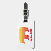 ダマスカスバージニアレインボーベア ラゲッジタグ (正面縦)