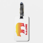 ダマスカスバージニアレインボーベア ラゲッジタグ (裏面縦)