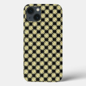 ダマスキッシュイエロー黒の幾何模様iPhone 6 Case-Mate iPhoneケース (裏面)