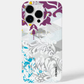 ダマスクとシャンデリアの抽象芸術三角形デザイン Case-Mate iPhoneケース (裏面)