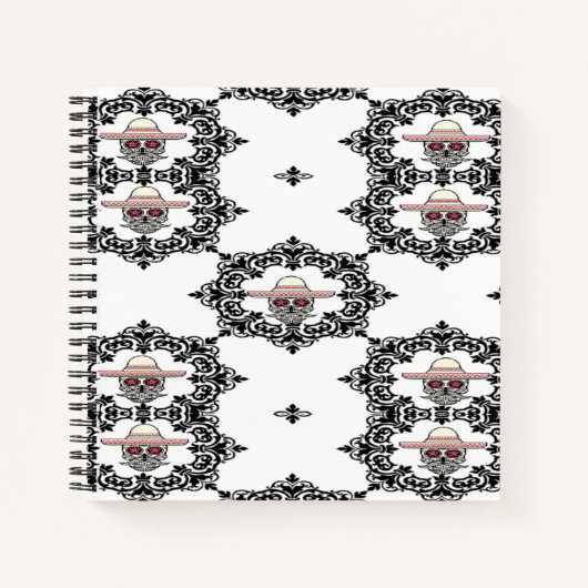 ダマスクとスカル ノートブック (正面)