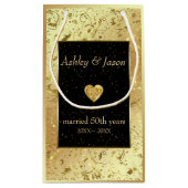 ダマスクとハート スモールペーパーバッグ (裏面)