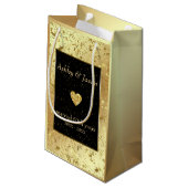 ダマスクとハート スモールペーパーバッグ (裏面アングル)