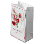 ダマスクとブーケ スモールペーパーバッグ (裏面アングル)