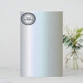 ダマスクと感謝祭の幸せ縁どの壁画 便箋 (スタンド正面)