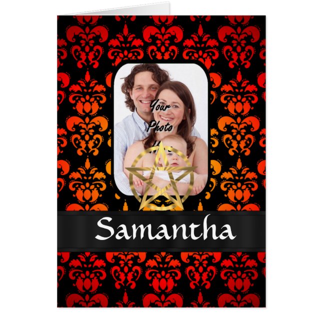 ダマスクと星形五角形 (正面)