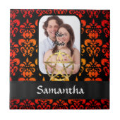 ダマスクと星形五角形 タイル (正面)