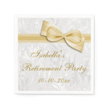 ダマスクと金ゴールドフェイクバウ引退