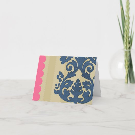 ダマスクに感謝 サンキューカード (正面)