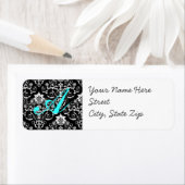 ダマスクのアドレスのラベル ラベル (インサイチュ)