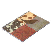 ダマスクのスパロー ノートブック (左側)