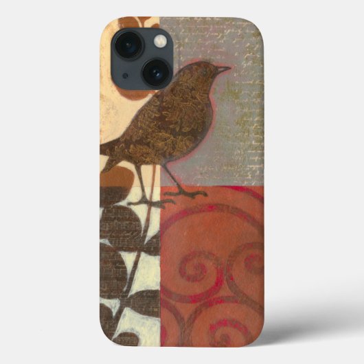 ダマスクのスパロー Case-Mate iPhoneケース (裏面)