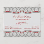 ダマスクのバナー チラシ (裏面)