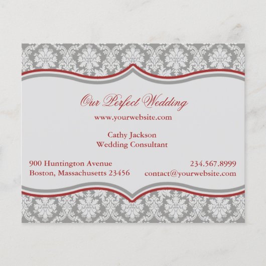 ダマスクのバナー チラシ (正面)