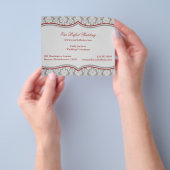 ダマスクのバナー チラシ (手)