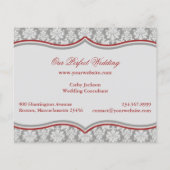 ダマスクのバナー チラシ (裏面)