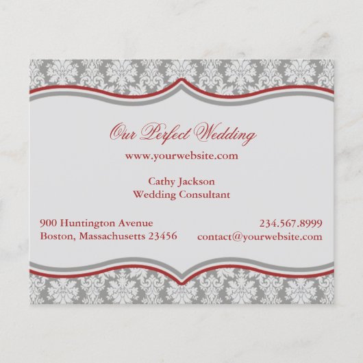 ダマスクのバナー チラシ (正面)