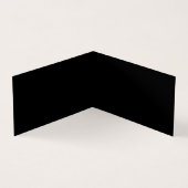 ダマスクのパターン黒の背景 名刺 (内部)