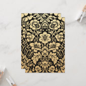 ダマスクのパターン2 カード (正面/裏面インサイチュ)