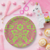 ダマスクのパターン9 ペーパープレート (パーティー)