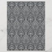 ダマスクの繁栄したラベル・ジャンクジャーナル・スクラップブック… (裏面)