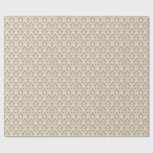 ダマスクの背景 ラッピングペーパー (フラット)