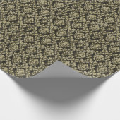 ダマスクの背景 ラッピングペーパー (角)