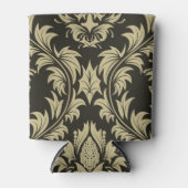 ダマスクの背景 缶クーラー (正面)