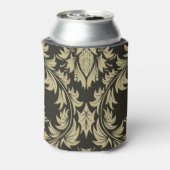 ダマスクの背景 缶クーラー (缶裏面)