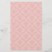 ダマスクの花柄 便箋 (正面)