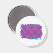 ダマスクアクアパープル2 マグネット (正面/裏面)