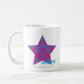 ダマスクアクアパープル3 コーヒーマグカップ (左)