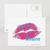 ダマスクアクアマゼンタ ポストカード (正面/裏面)