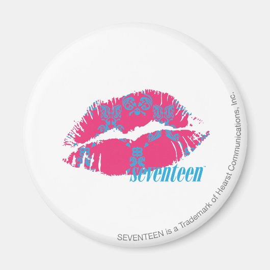 ダマスクアクアマゼンタ マグネット (正面)