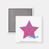 ダマスクアクア – マゼンタ2 マグネット (正面/裏面)