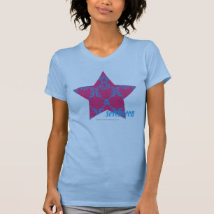 ダマスクアクア-マゼンタ2 Tシャツ