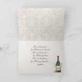 ダマスクアニバーサリーアジサイのブーケ カード (内部)