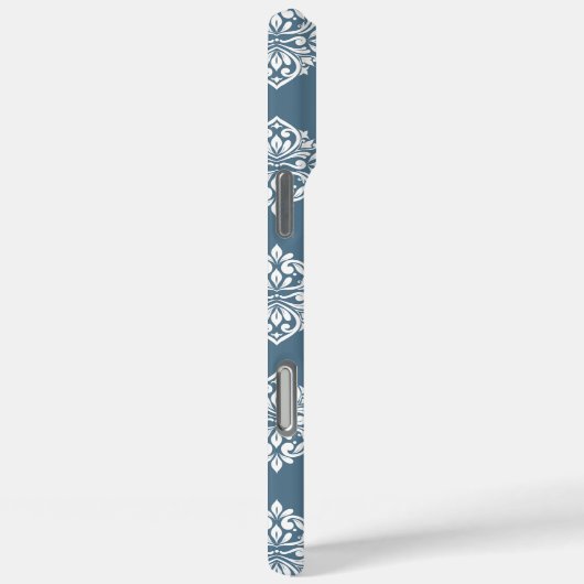 ダマスクアンビエクラシックンスティール(緑がかった色)グレイ Case-Mate iPhoneケース (裏面 / 右)