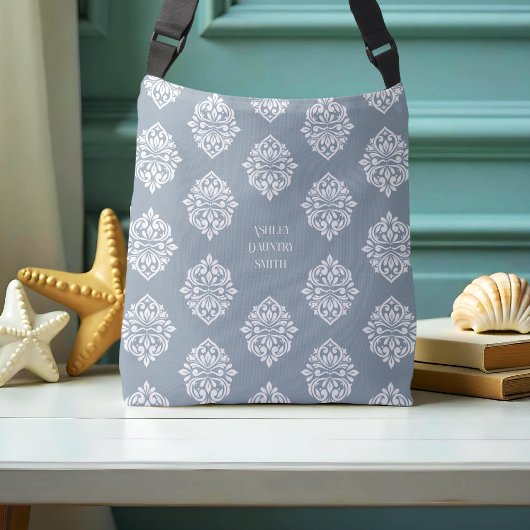 ダマスクアンビエンスカデットグレー クロスボディバッグ