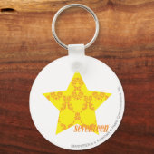 ダマスクイエローオレンジ3 キーホルダー (正面)