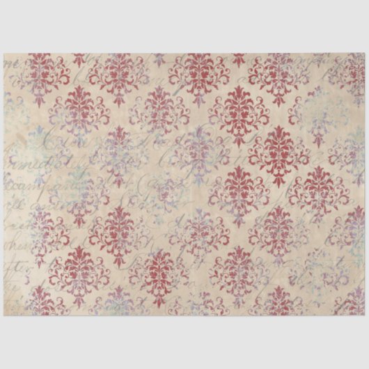 ダマスクエフェラデザインシリーズ#3 薄葉紙 (正面)