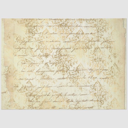 ダマスクエフェラデザインシリーズ#4 薄葉紙 (正面)